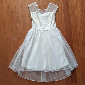 Speecheles Gold Sequin Girls Dress Size 16